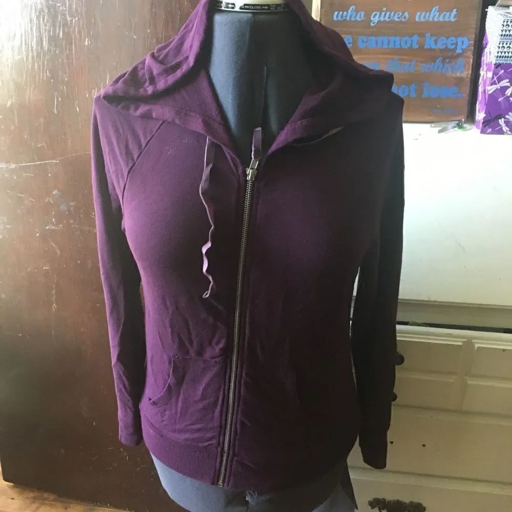 Victoria’s Secret soft purple cozy normcore zipped hoodie